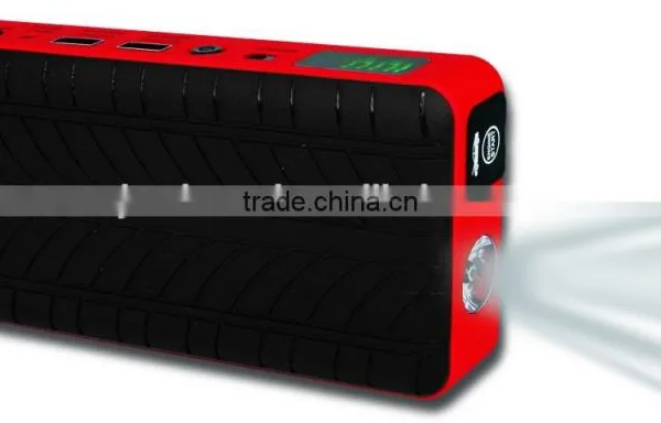 JB1234 Multi Function 12 24 Volt Jump Starter Portable Battery Charger Powerbank 12000mah photo-3