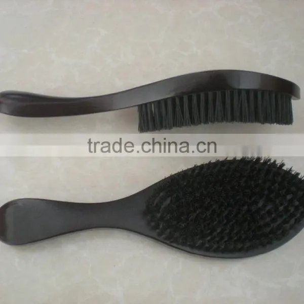 New Curved Wooden Hair Brush photo-3