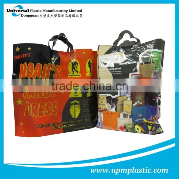 Disposable Degradable Soft Loop Handle Plastic Shopping Bag photo-2