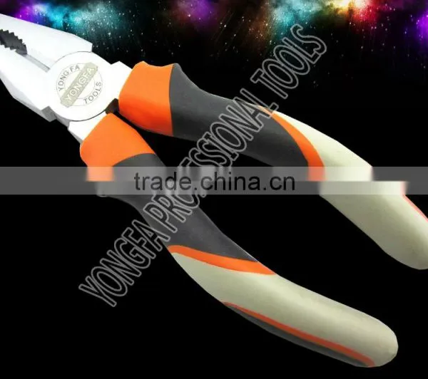 YF2272 Germany Type Drop Forged Cutting Plier With Pearl Nikel Plated photo-2