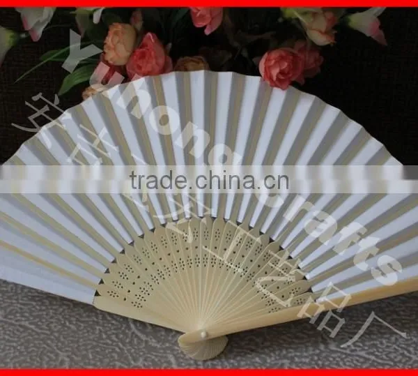 Personalized Bamboo Paper Fan Full Color Printing photo-3