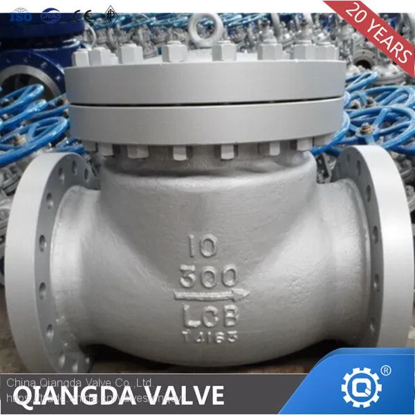 Cast Steel Swing Check Valve Flange End 150LB 300LB JIS10K BS1868 photo-2