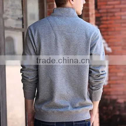 Hot Sale Men Half Zip Fleece Jumper Golf Hoodies Man Fleece Jacket photo-2