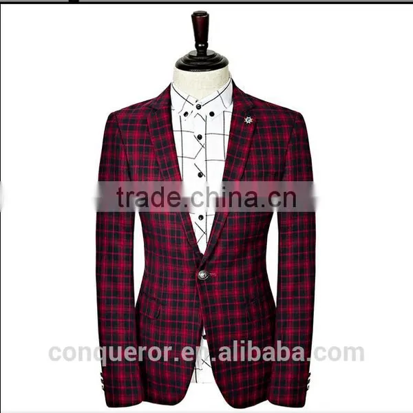 Grid Window Pane Man Suit.BSPL0627 photo-2
