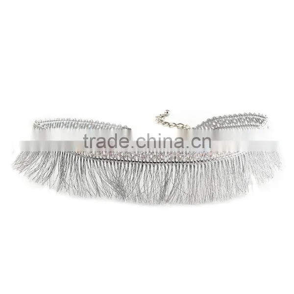 Big Brand Brief Choker Necklace Silver/gold Alloy Jewelry photo-2