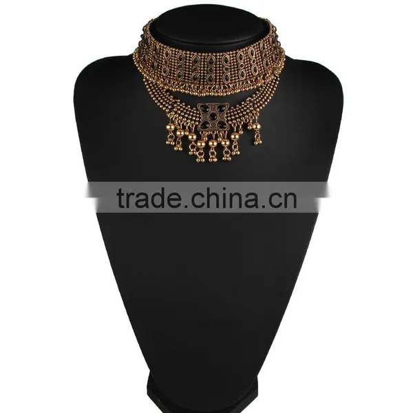 2016 Hot Sale Alloy Short Silver Collar Necklace Jewelry for Women photo-2