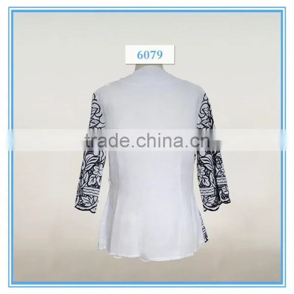 Ladies Jacket and Pants Embroidery Formal Pant Suit photo-3