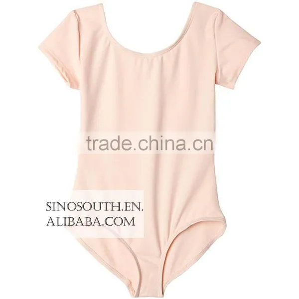 2017 Wholesale Kids Girl's Dance Short Sleeve Toddler Leotard Gymnastics photo-4