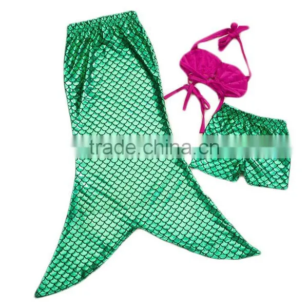 Swimmable Mermaid Tail Costume Swimwear Princess Mermaid Bikini Swimsuit photo-3