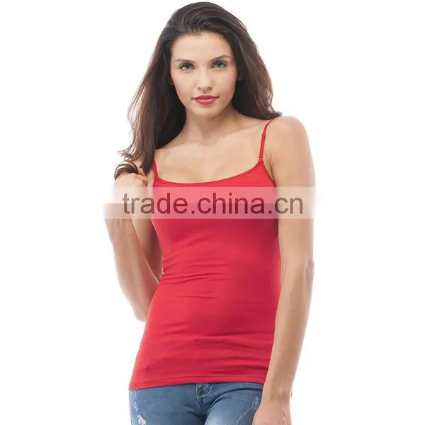 Top Fashion Wholesale Various Color New Model Plain Stringer Tank Top Women photo-6