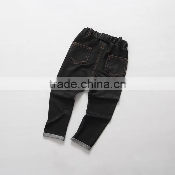 Customize Fashion Kids Boys Fake Oxford Stretch Pants photo-4