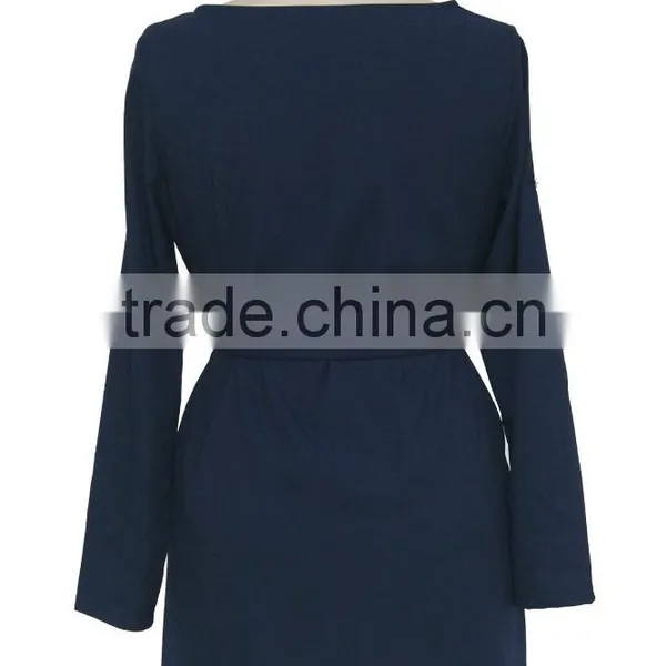 Women Clothes Fall Fashion 3/4 Sleeve Casual Party Clothes Slim Waist Ladies Dress For Wholesale 2017 photo-5