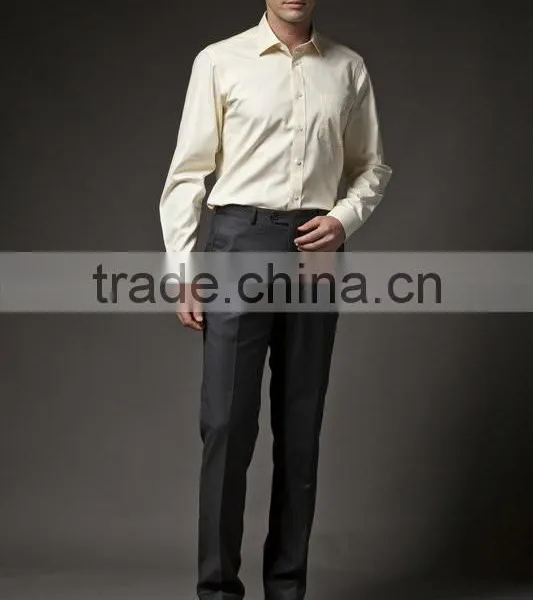 Oxford Shirt, 2014 Latest Western Style Mens Custom Dress Shirt 100% Cotton photo-3