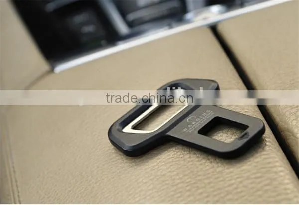Best Price Car Safety Belt Clip Brand New and High Quality Car Seat Belt Buckle Vehicle-mounted Bottle Opener Dual-use photo-2