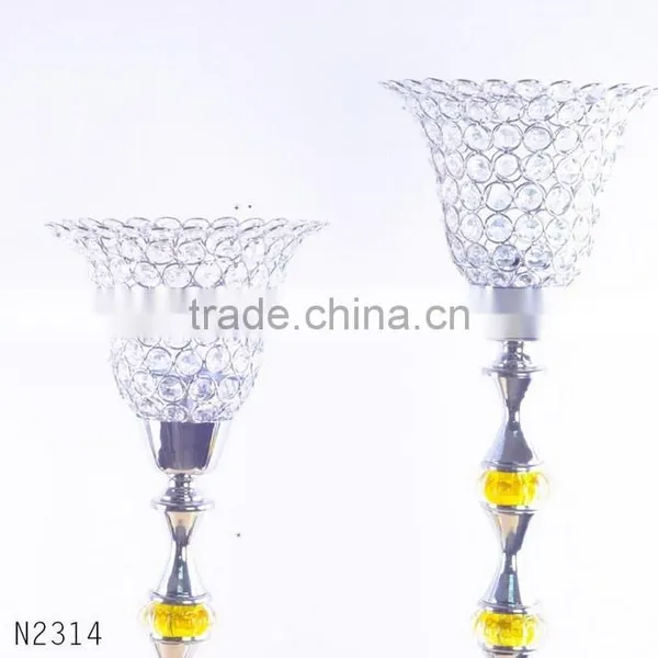 Hot Sale Wedding Favor Antique Crystal Candle Holder for Table Centerpiece Wholesale Like photo-2