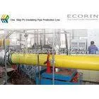 Polyurethane Pipe Insulation Continuous Production Line With Extruder Machine