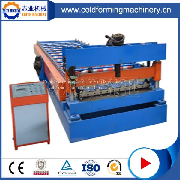 Galvalume Roofing Sheet Roll Forming Machine photo-3