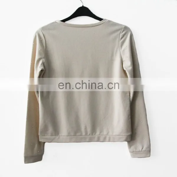 2016 Women's Top With Long Sleeve Round Collar Pullover photo-4