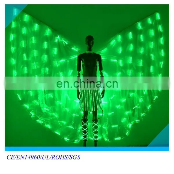 Hot Sale Led Performance Wear for Dance Costume Led Belly Dance Wings photo-2
