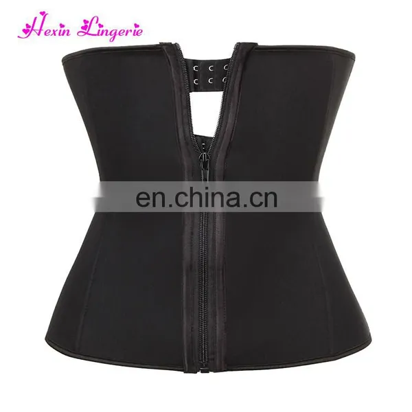 Best Selling Short Torso Corset Slimming Latex Waist Trainer For Women