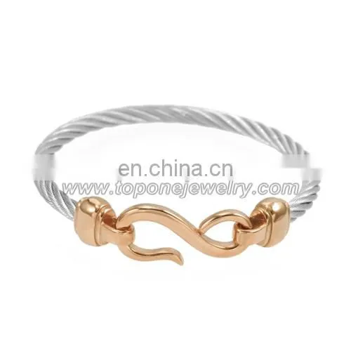 Cheap Wholesale Stainless Steel Infinity Women's Bangles Jewelry Gifts photo-4