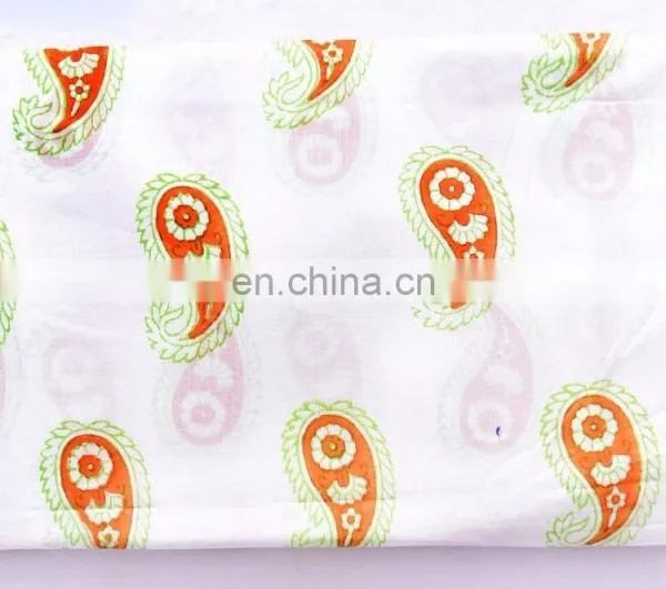 Indian Beautiful Hand Block Cotton Fabric Crafting Dressmaking Sewing Fabric By Meter photo-2