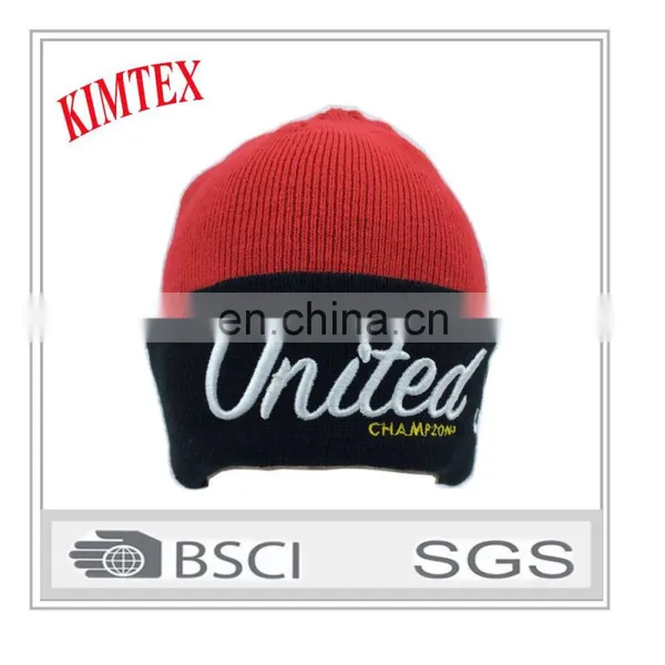 Custom Acrylic Fashion Plain 3D Embroidery Winter Hat photo-2