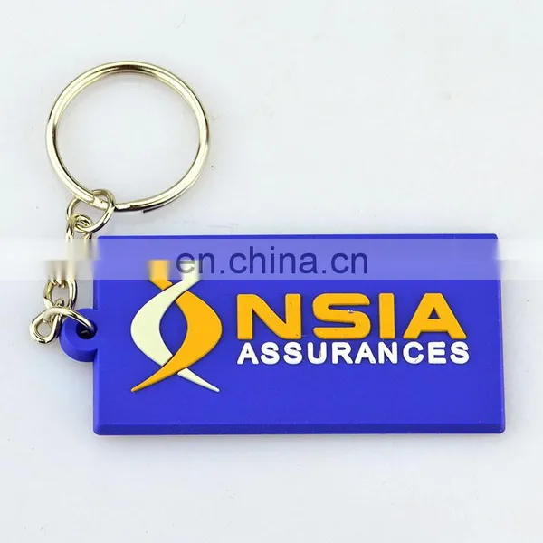 Custom Plastic 3D Soft Pvc Rubber Name Keychain Manufacturers in China photo-3