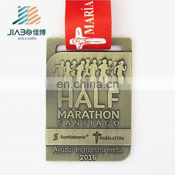 Engraved Custom Metal Gold Award Marathon Manufacturer of Medals photo-2