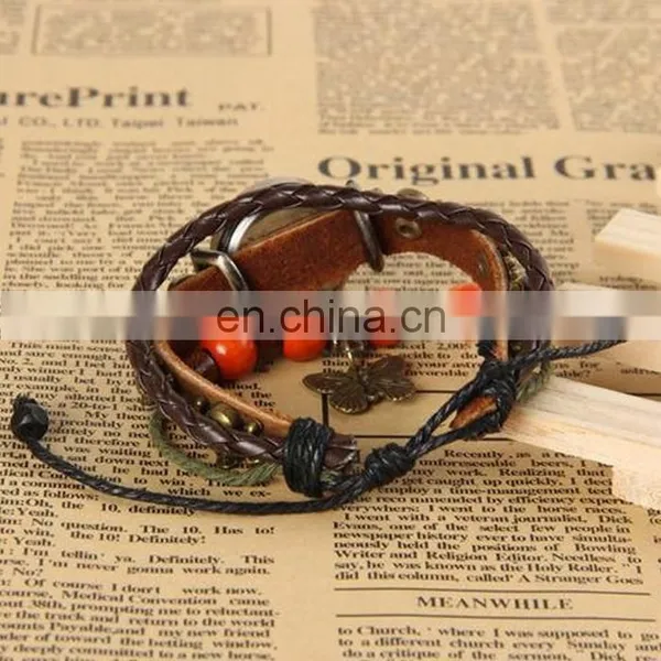 Hot Selling Lover Gift Genuine Charm Retro Leather WristWatch Unisex Watch photo-3