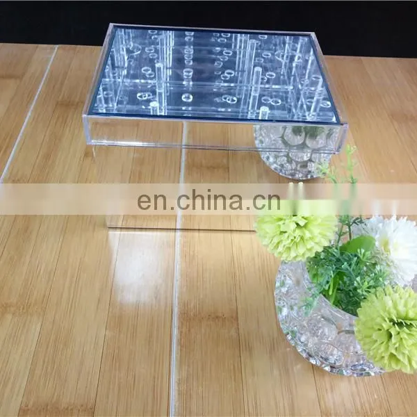 Manufactire in Custom Clear And Silver Mirror Acrylic Rose Flower Box With Cover Romantic Flower Fresh-keeping Box photo-4