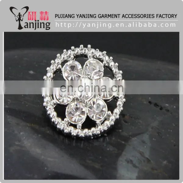 Wholesale Crystal Rhinestone Jeans Button photo-3