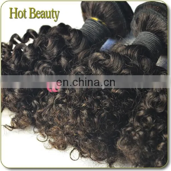 10 Inch Deep Wave Weave Hairstyles,brazilian Virgin Kinky Curly Hair photo-3