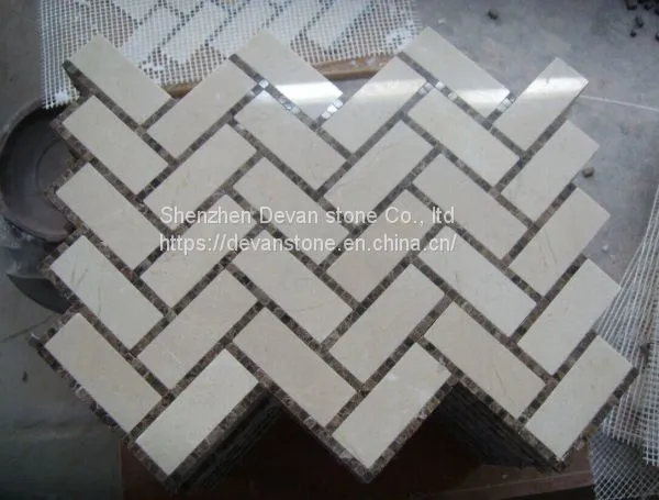 NEW Marble Mosaic Bathroom Floor Mosaic photo-3
