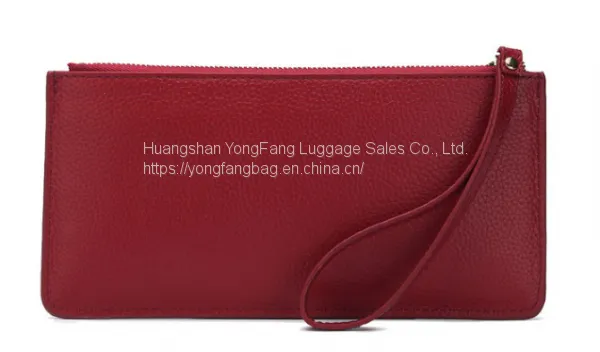 Doka Bit Cowhide Lady Long Wallet Fashion Bow Wallet photo-5
