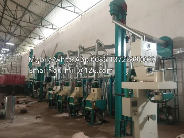 15TPD Corn Mill Grinder Ugali Making Machine Flour Mill