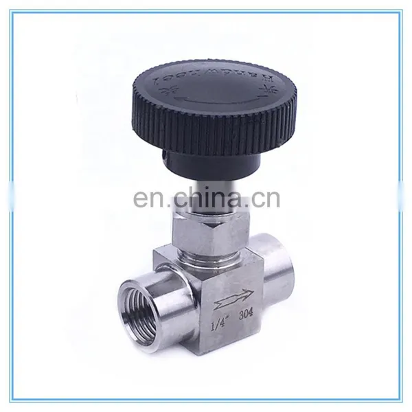 1/8" 1/4" 3/8" 1/2" BSP Equal Female Thread SS 304 Stainless Steel Flow Control Shut off Needle Valve photo-6