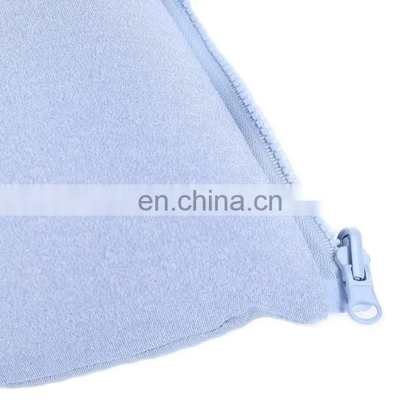 Fashion Design Foldable Seat Mat Folding Seat Cushion Bule Four Folded Multifunction Polystyrene Cushion With Zipper photo-7