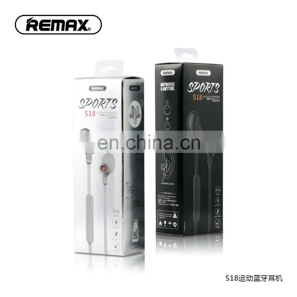 Remax Sports Bluetooth 4.2 Neckband Magnetic Wireless Earbuds Earphone photo-7
