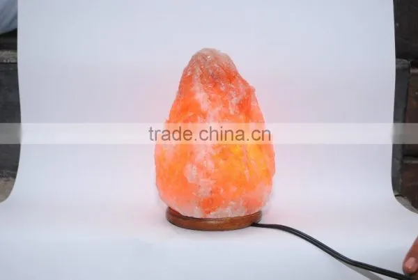 Himalayan Rock Salt Lamps Natural Ionizer 2.7 to 3.3 Kg UL Approved 6 Feets Cord Bulb w Base