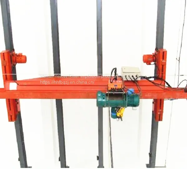 2T Span 12m Suspended Single Girder Eot Crane Remote Control Single Speed,Electric Hoist Suspension Crane