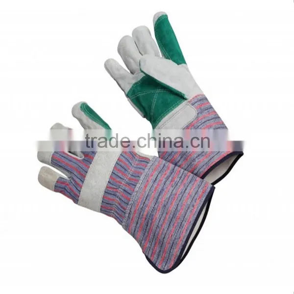 High Quality Cowhide Leather Safety Rigger Gloves With CE EN388