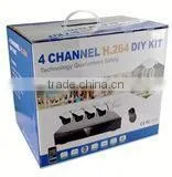 Hot Selling700TVL Home Security Camera DVR Kit Indoor Outdoor 4CH CCTV DVR Kit Cctv Kit 4 Camera photo-2