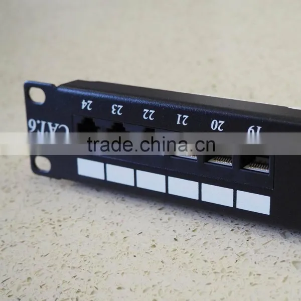 Good Price CAT6 UTP 24 Port Patch Panel With Cable Manager photo-2