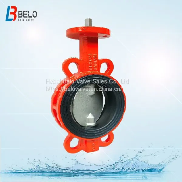 Center Line Wafer Butterfly Valve Rubber Valve Seat photo-3