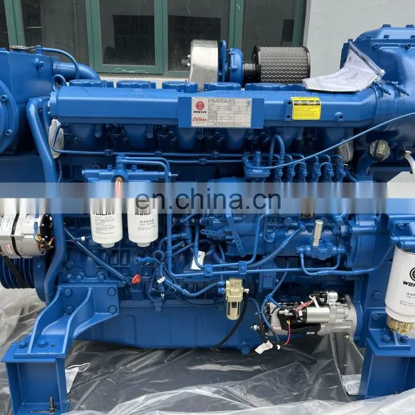 Navy WEICHAI-motor for Boat, 450hp, WP13C450-21 2100rpm Marine Diesel Engine photo-2