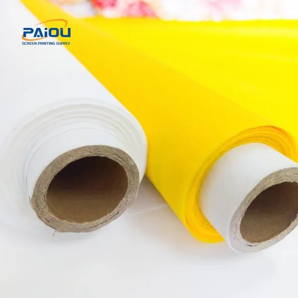 High Elasticity Plain Weave Polyester Screen Printing Mesh for Silk Screen Printing photo-5