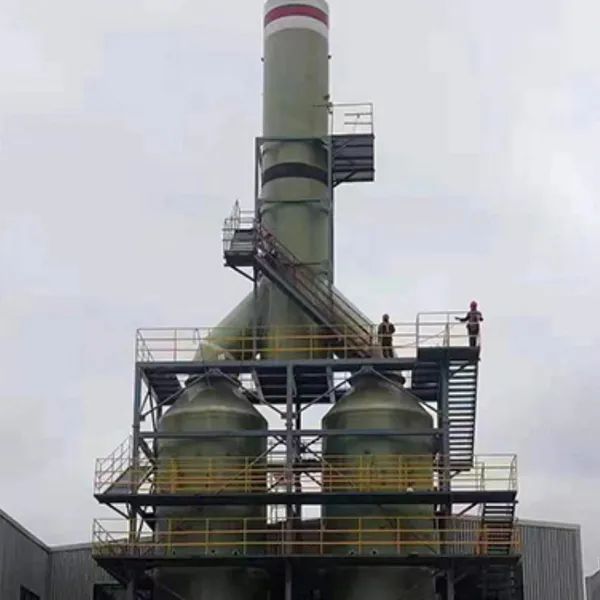 FRP Desulfurization Tower - Corrosion-Resistant FGD System for Power Plants photo-2