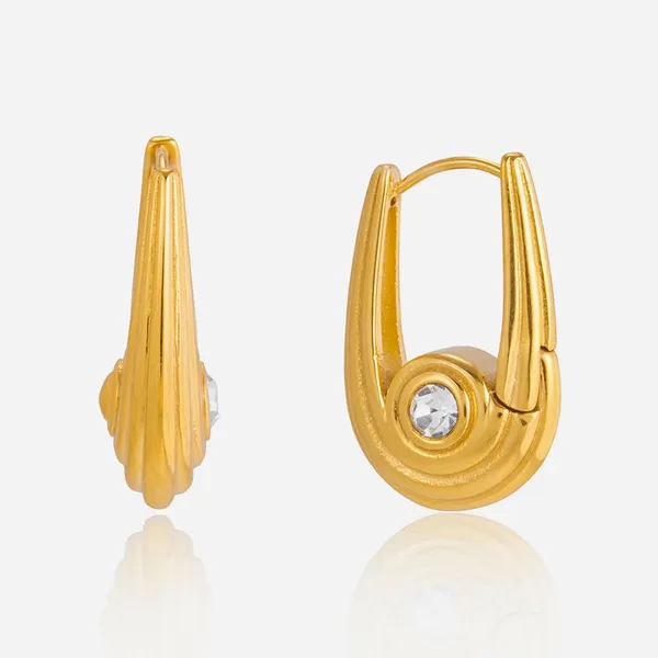 Customizable Stainless Steel Round Tube Earrings - 2.5mm Steel Color for Women