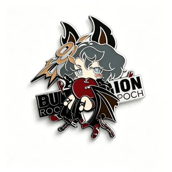 Custom Anime Character Hard Enamel Pin Cartoon Game Lapel Pin For Fans Collection